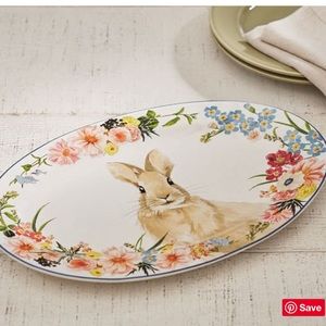 Pottery Barn Easter Bunny Salad Plates